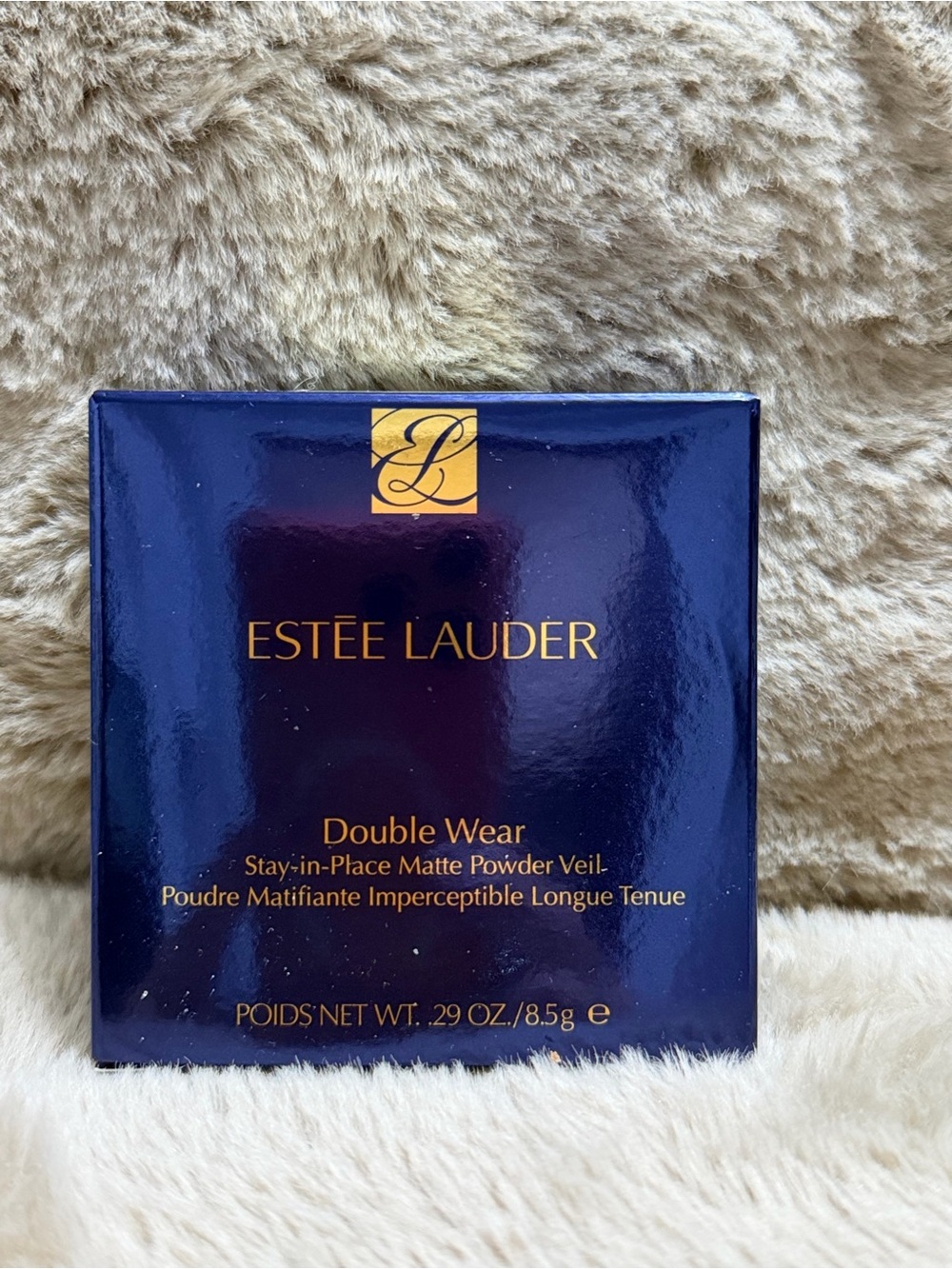 Estee Lauder Double Wear Matte Powder Veil - Navy & Gold Box